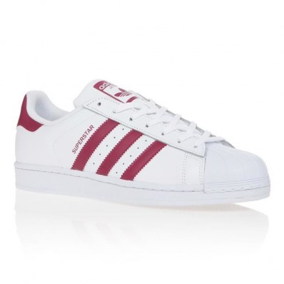 baskets adidas superstar rouges et blanches
