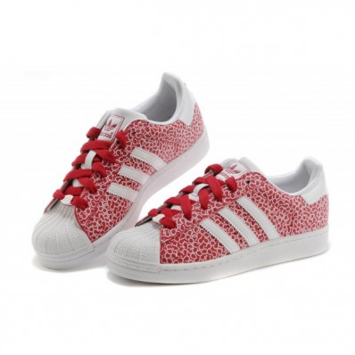 chaussure adidas femme rouge