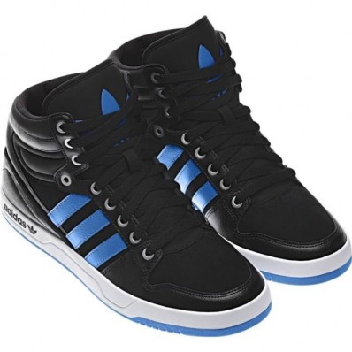 chaussures hommes basket adidas bleue noir