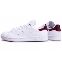 chaussure adidas stan smith femme rouge